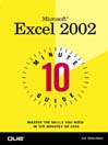 10 Minute Guide to Microsoft  Excel 2002